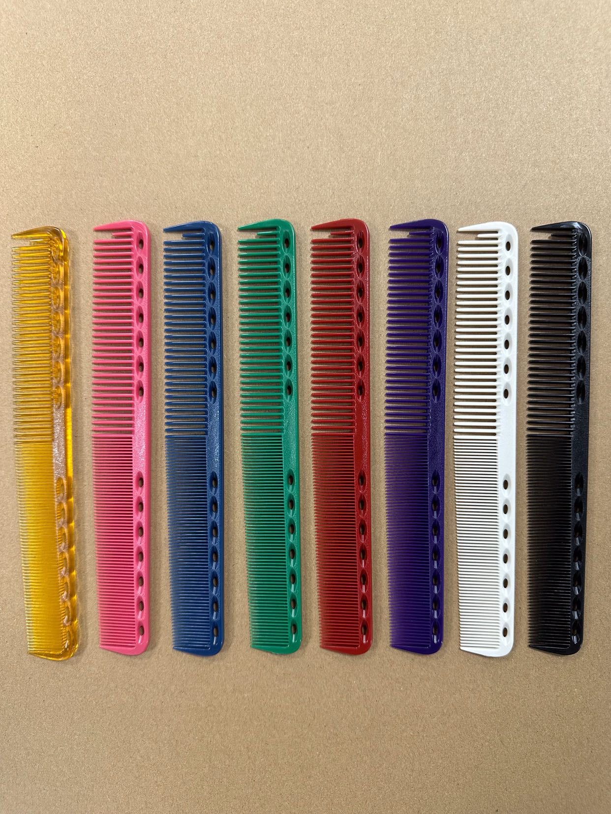 Barber Cutting Combs – 3 Pack (Random Colors)