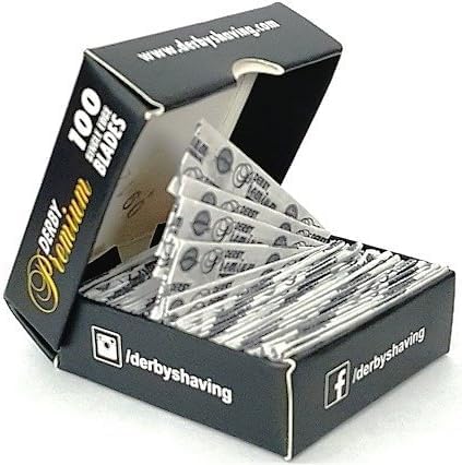 Derby Premium Single Edge Razor Blades 100 Pcs