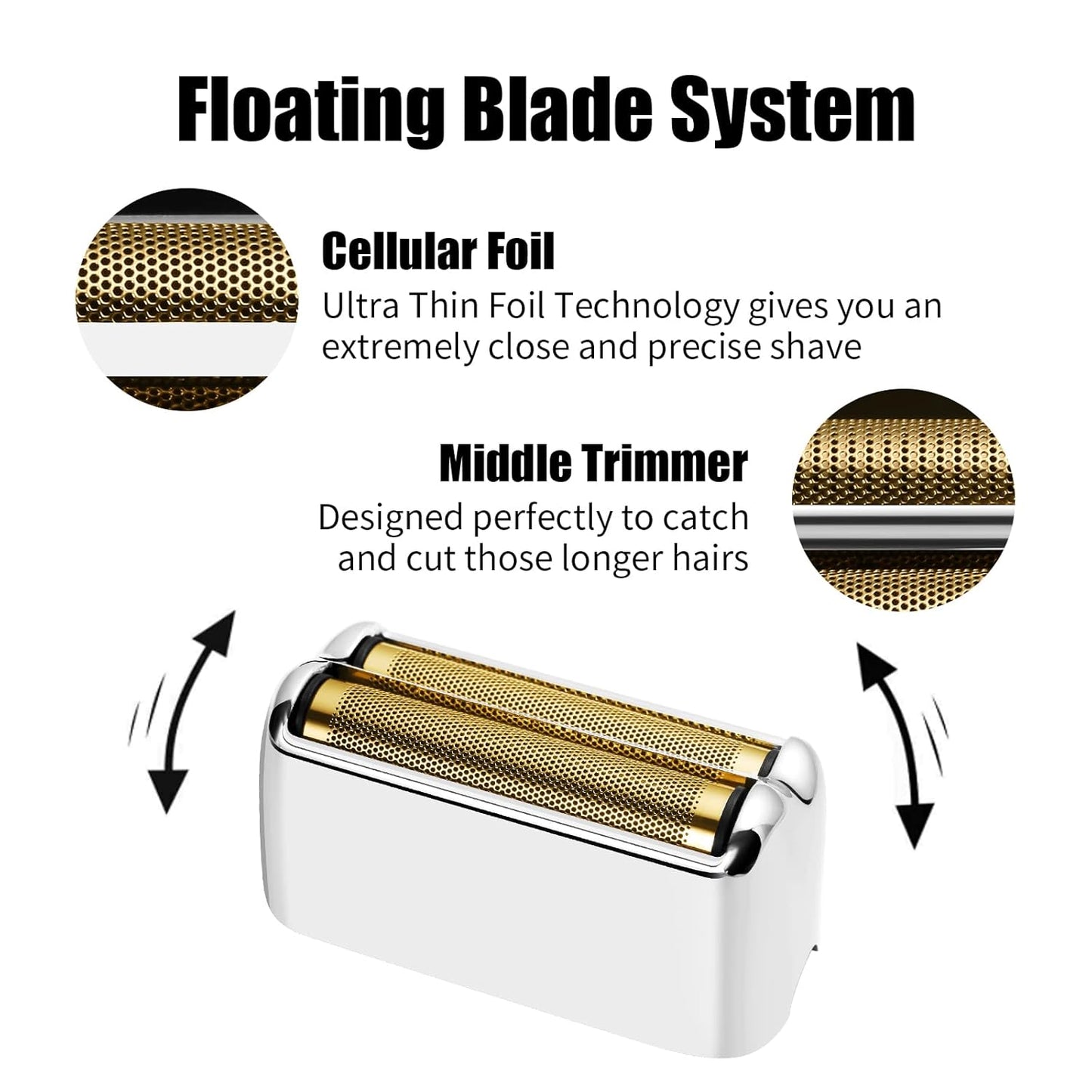 BaBylissPRO® Replacement Foils & Cutter for FOILFX™02 (Silver)