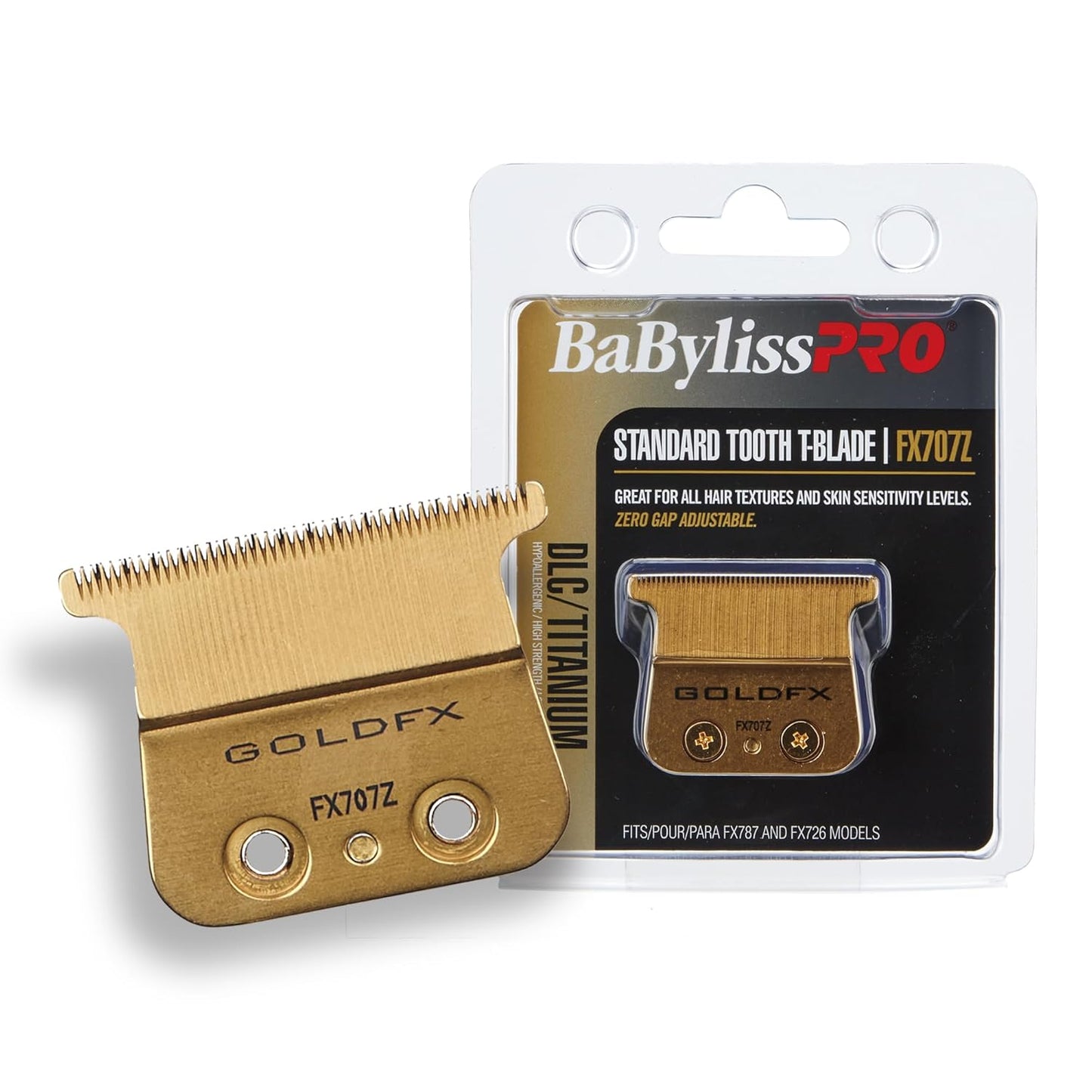 BaBylissPRO® Replacement Gold Titanium Deep-Tooth T-Blade