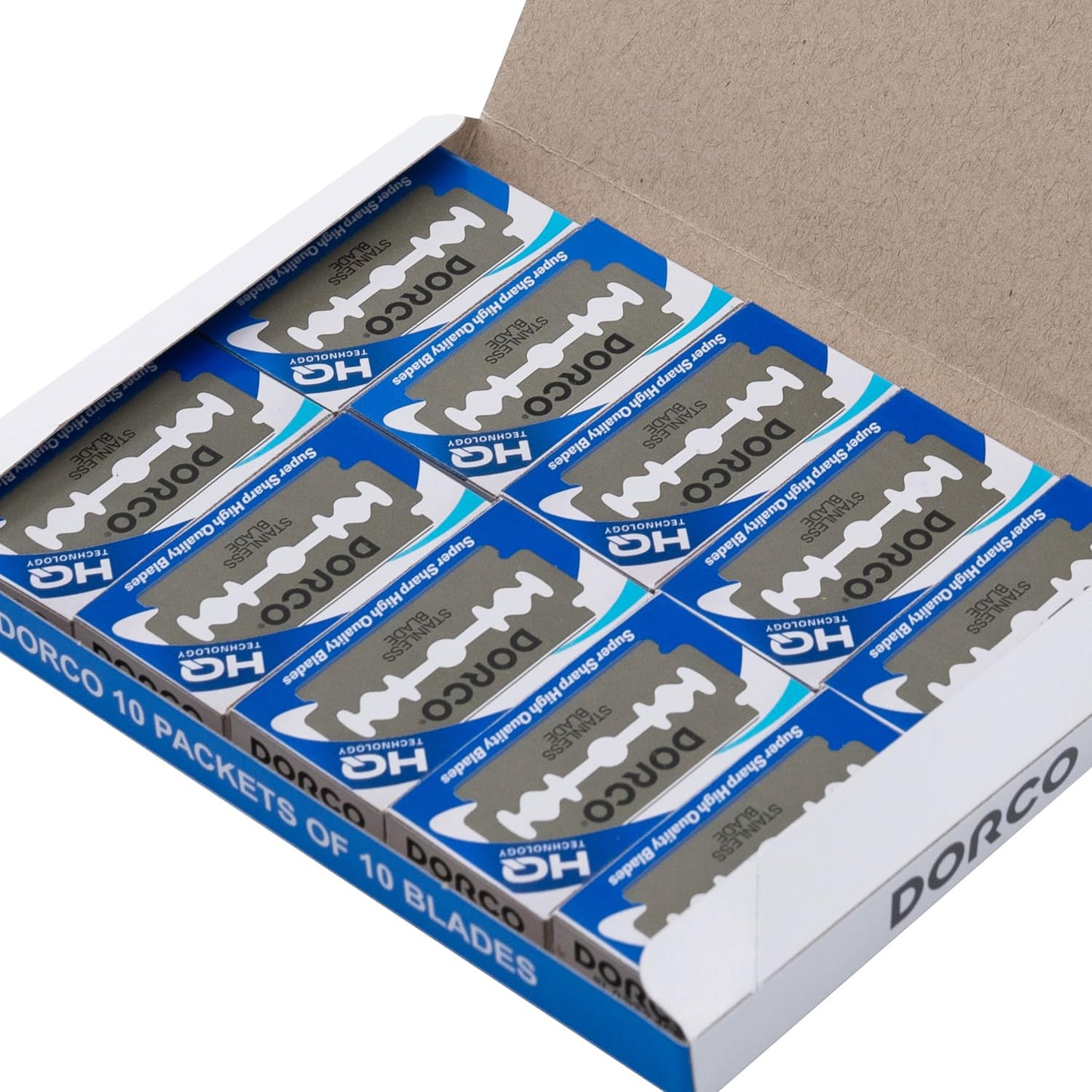 Dorco ST300 Platinum Extra Double Edge Razor Blades - 100 Count