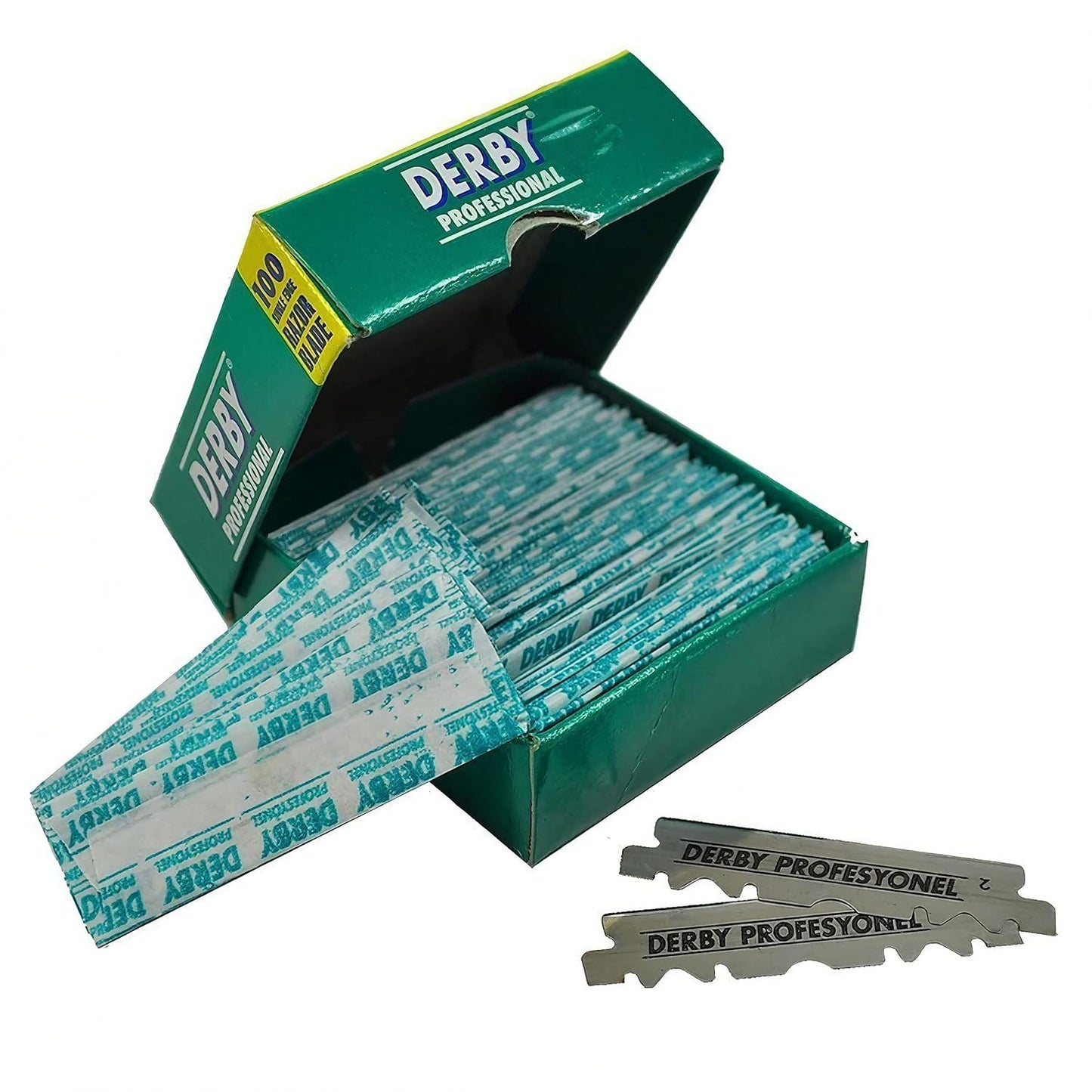 Derby Professional Single Edge Razor Blades, 100 Count