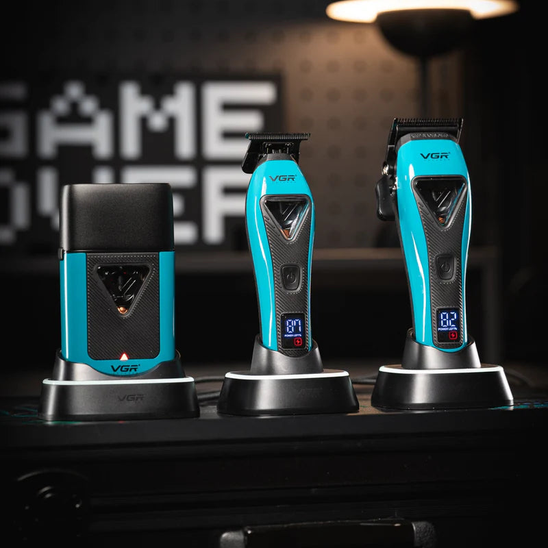 VGR V-035 S3 Clipper, Trimmer & Shaver Barber Combo