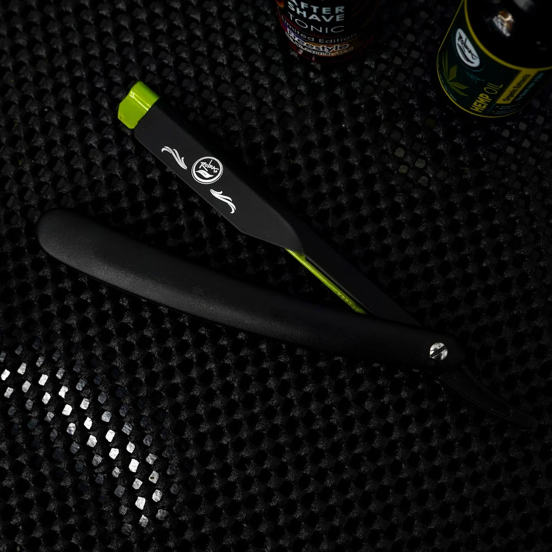 Rolda - Matte Barber Straight Razor Blade Holder | Dual Fold, Lightweight