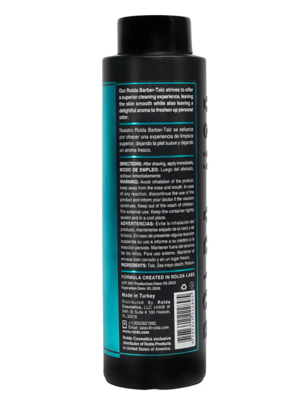 Rolda Men's Barber Talc Powder