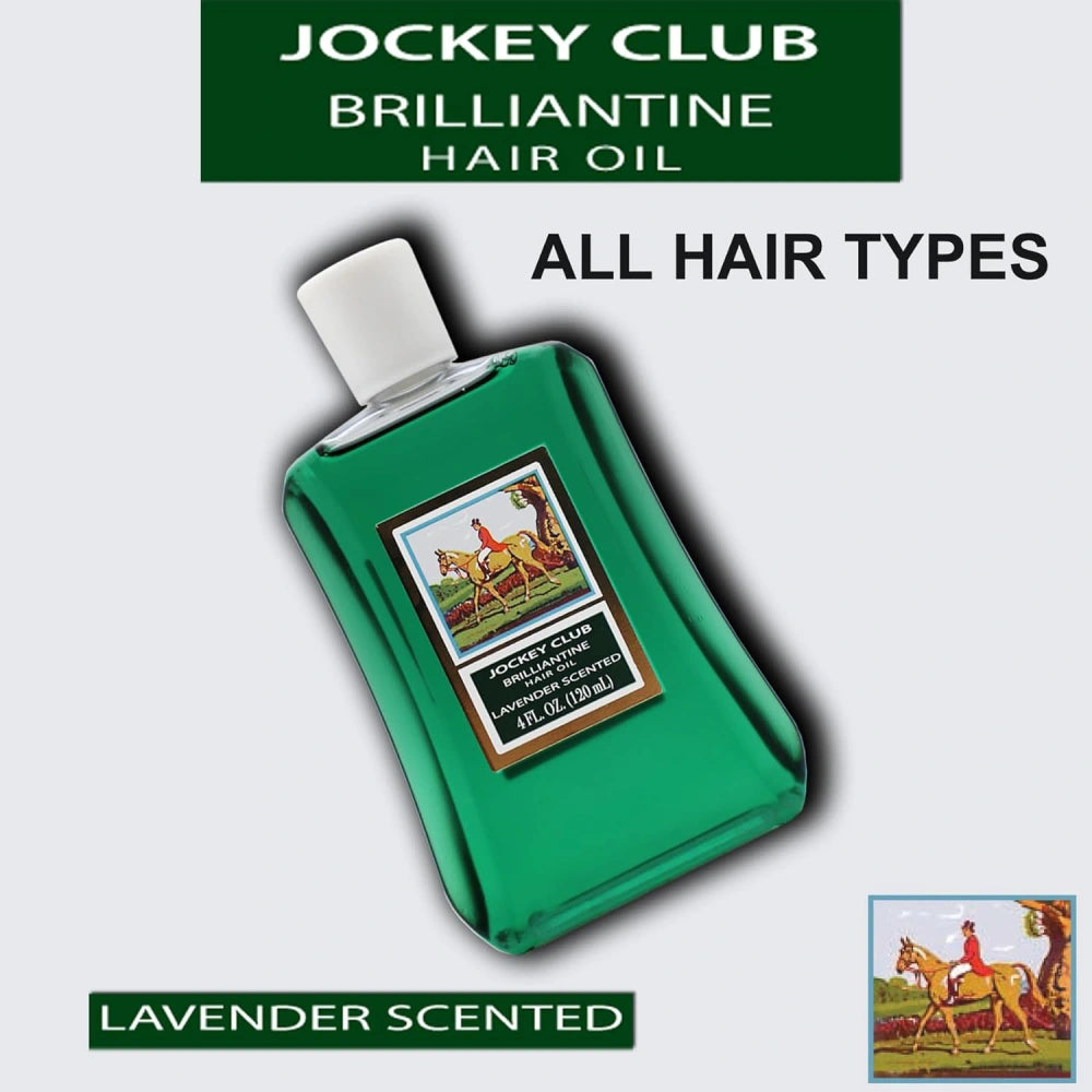 Jockey Club Liquid Brilliantine Hair Styling, 4 Fl Oz (Pack of 1), Green