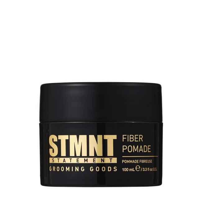 STMNT Grooming Goods Fiber Pomade, 3.38 oz | Semi-Matte Finish | Strong Control | Easy To Wash Out
