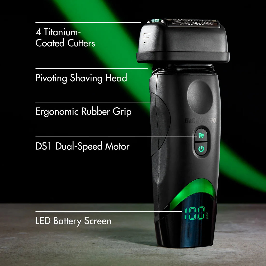 BaBylissPRO x Tomb45 Wireless Charging Double Foil Shaver