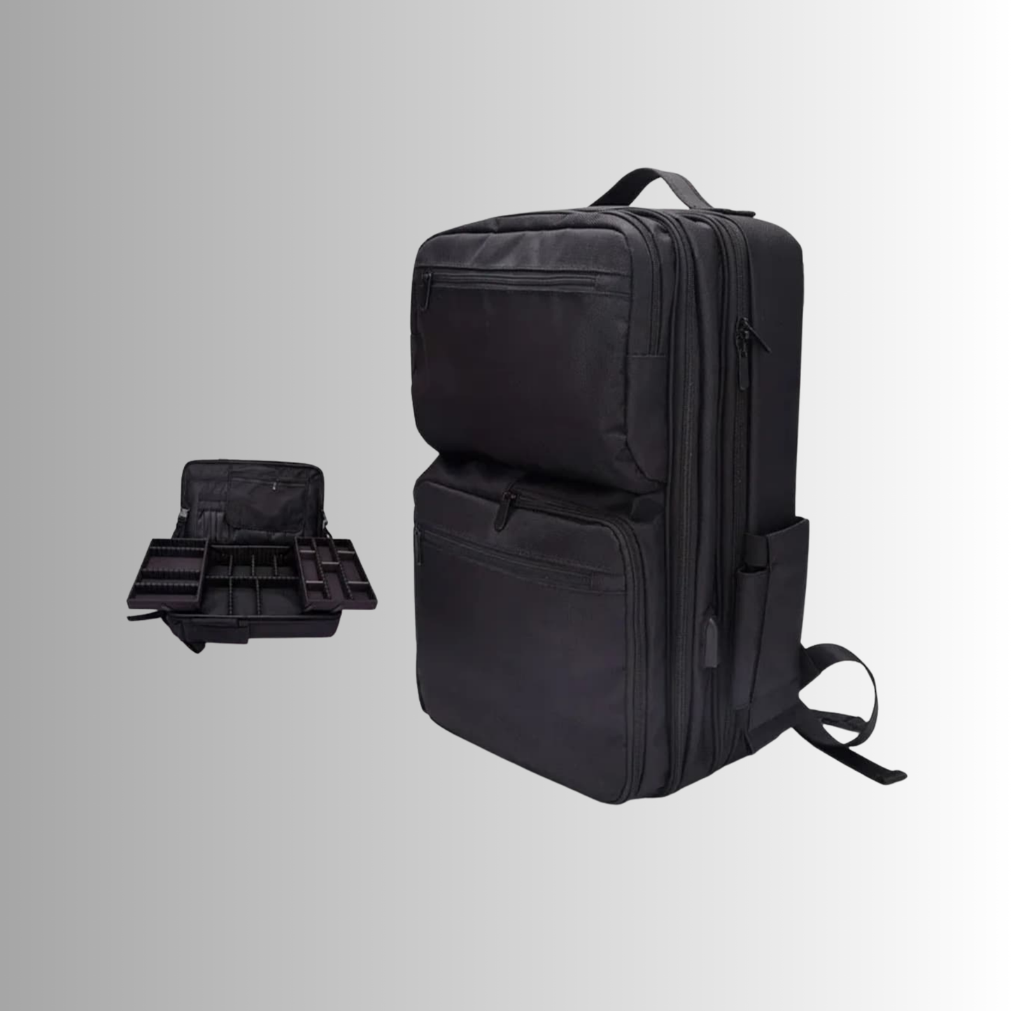 Professional Barber Backpack  Black