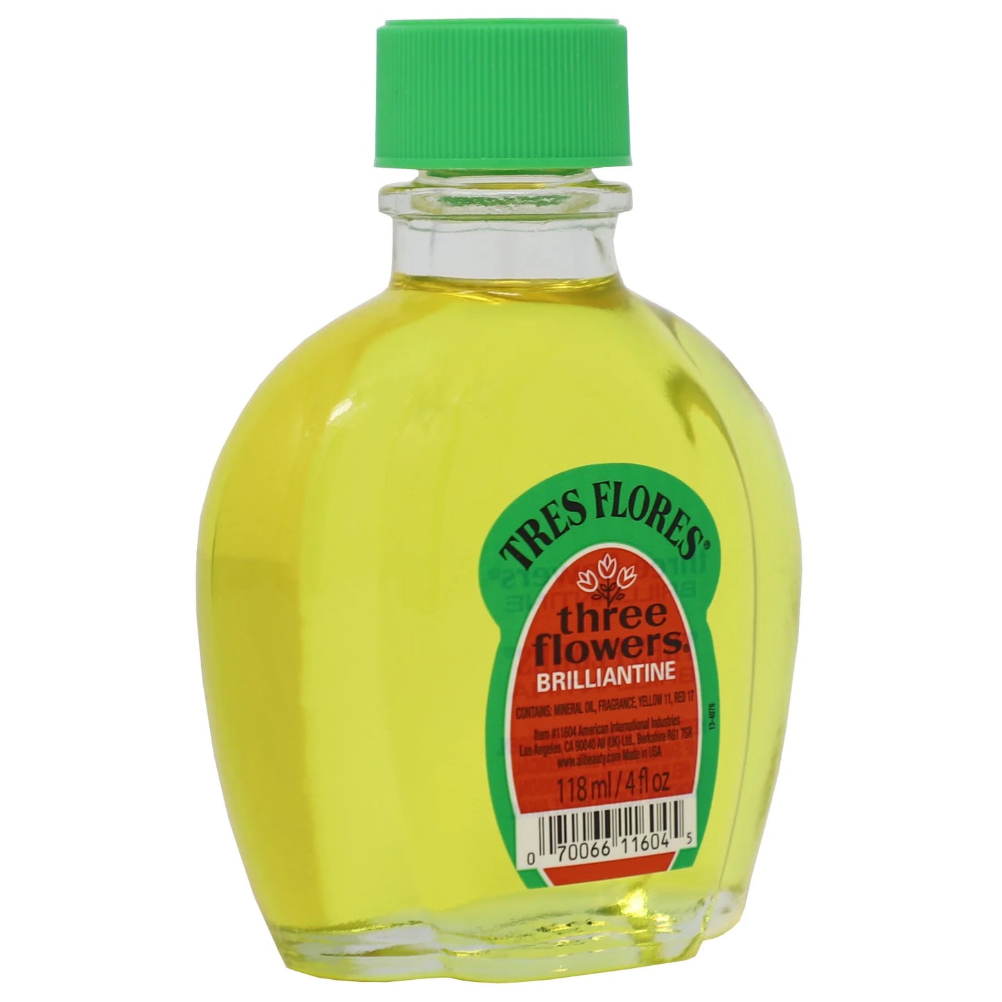 Three Flowers Brilliantine Liquid, 4 Ounce
