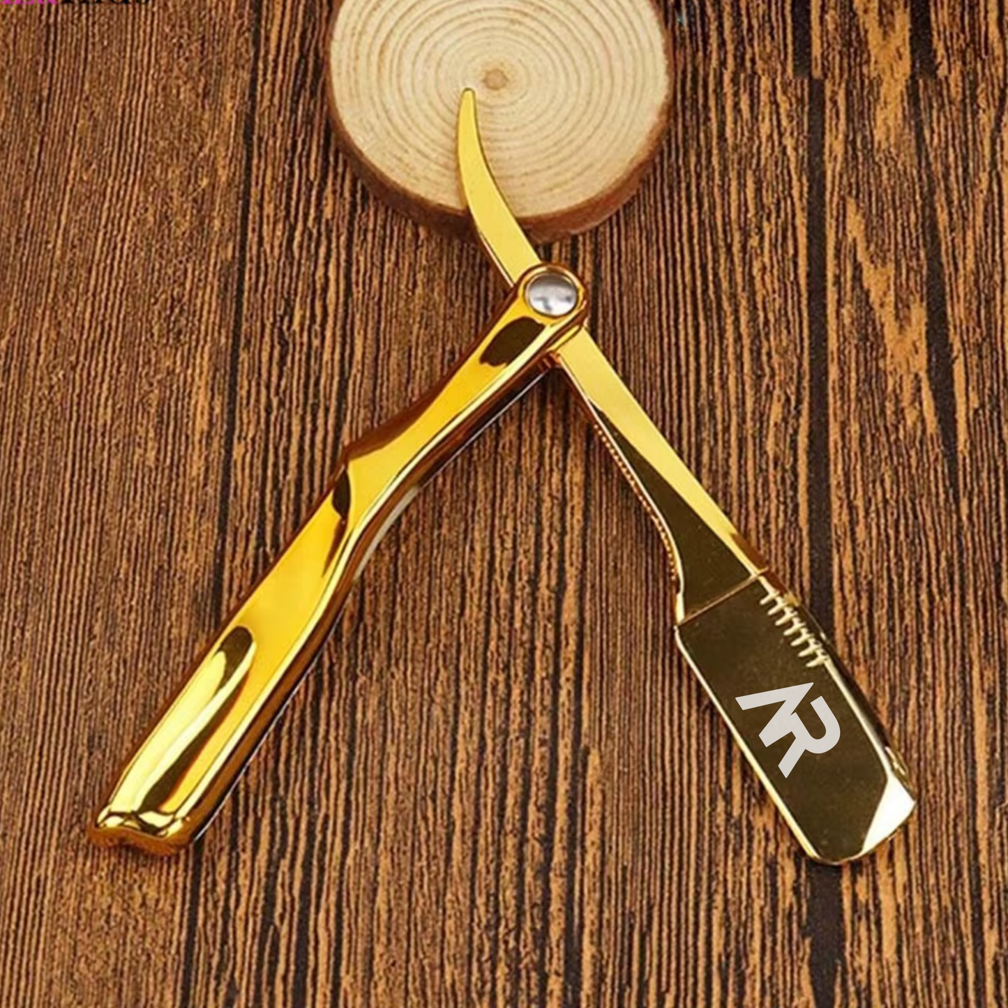 AR Stainless Steel Straight Edge Razor Holder