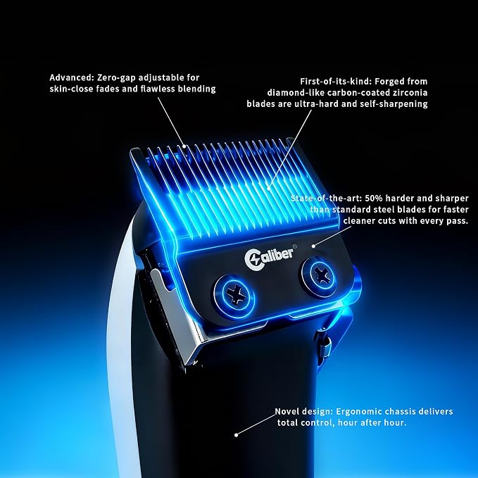 Caliber Disruptor ZR Vector Motor Professional Cordless Clipper