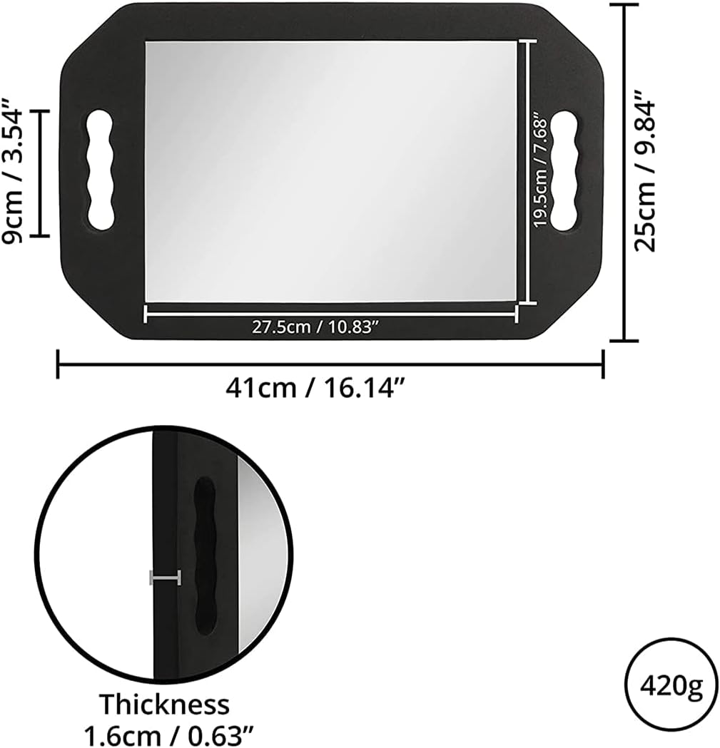 Handle Mirror – Large Hand Mirror with Double Handle