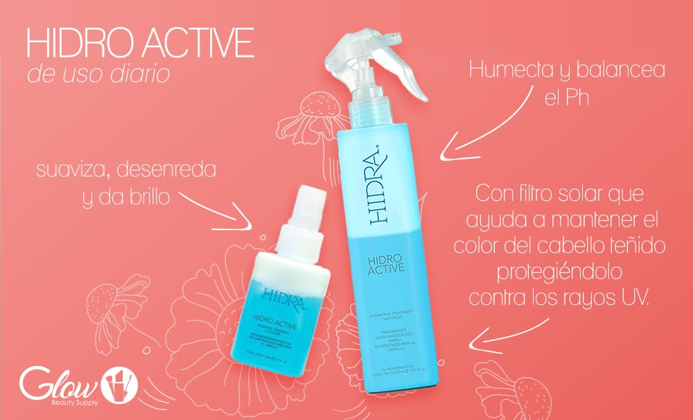 Hidra Color Hidro Active Hidrating Treatment Two Phases for Hair 300ml