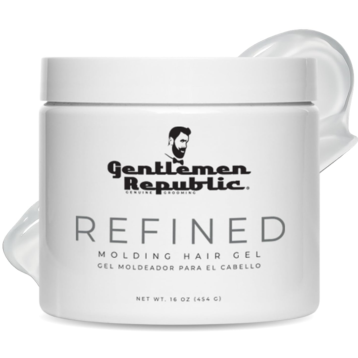 Gentlemen Republic Refined Hair Gel for Men - Premium Gel For Men Humidity Resistant & Alcohol-Free