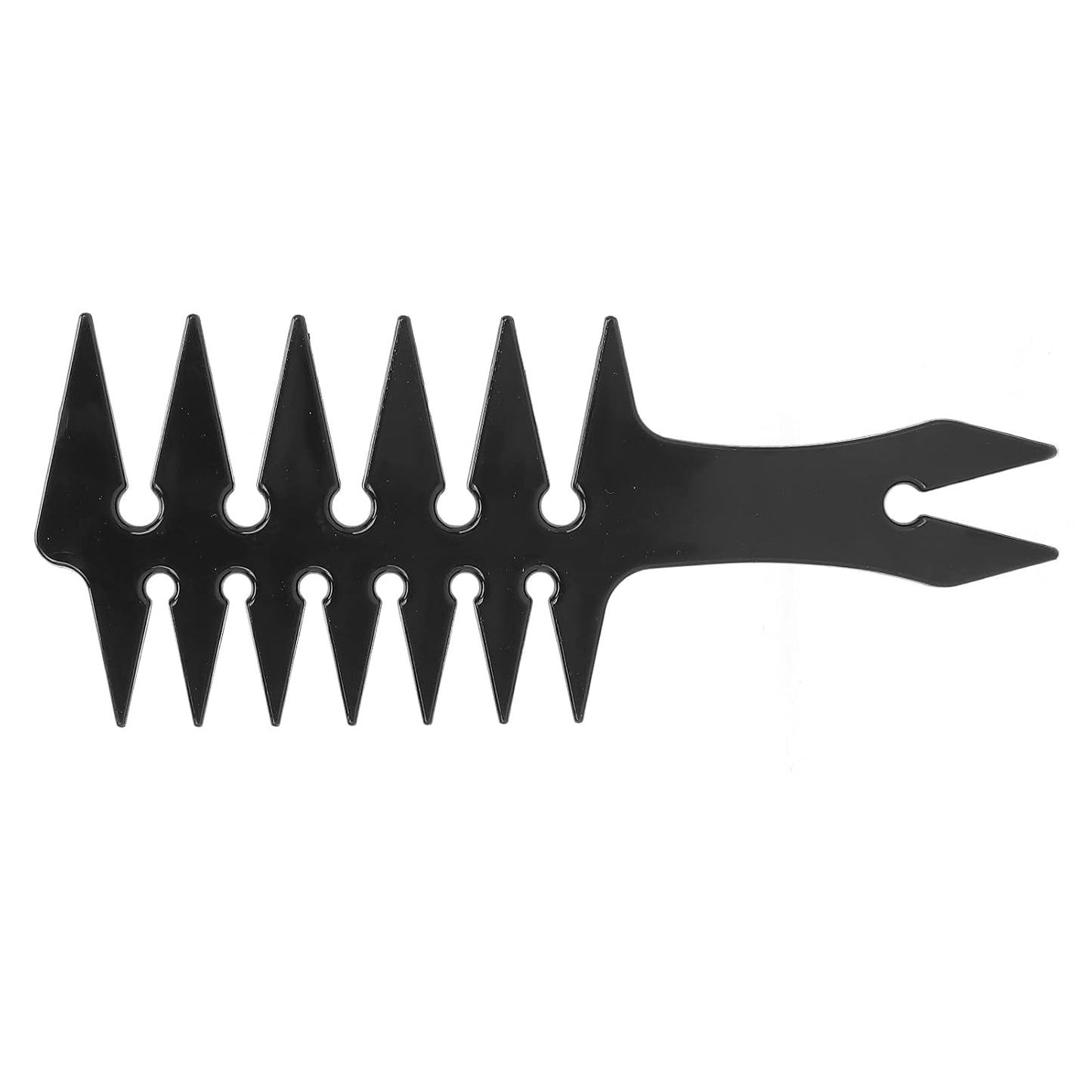Men's Wide Tooth Hair Combs Double Sided Oil Hair Comb Retro Plastic Hair Styling Combs