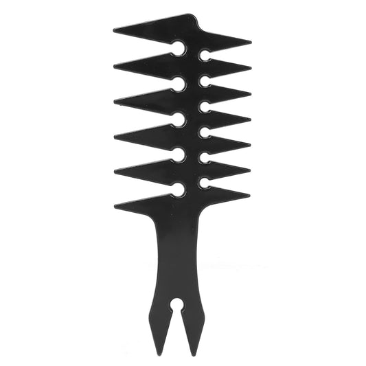 Men's Wide Tooth Hair Combs Double Sided Oil Hair Comb Retro Plastic Hair Styling Combs