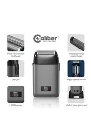 MOAB Metal Triple Foil Cordless Shaver with Digital Display