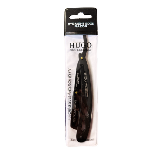 Hugo Professional Straight Edge Razor Holder Solingen Germany Black