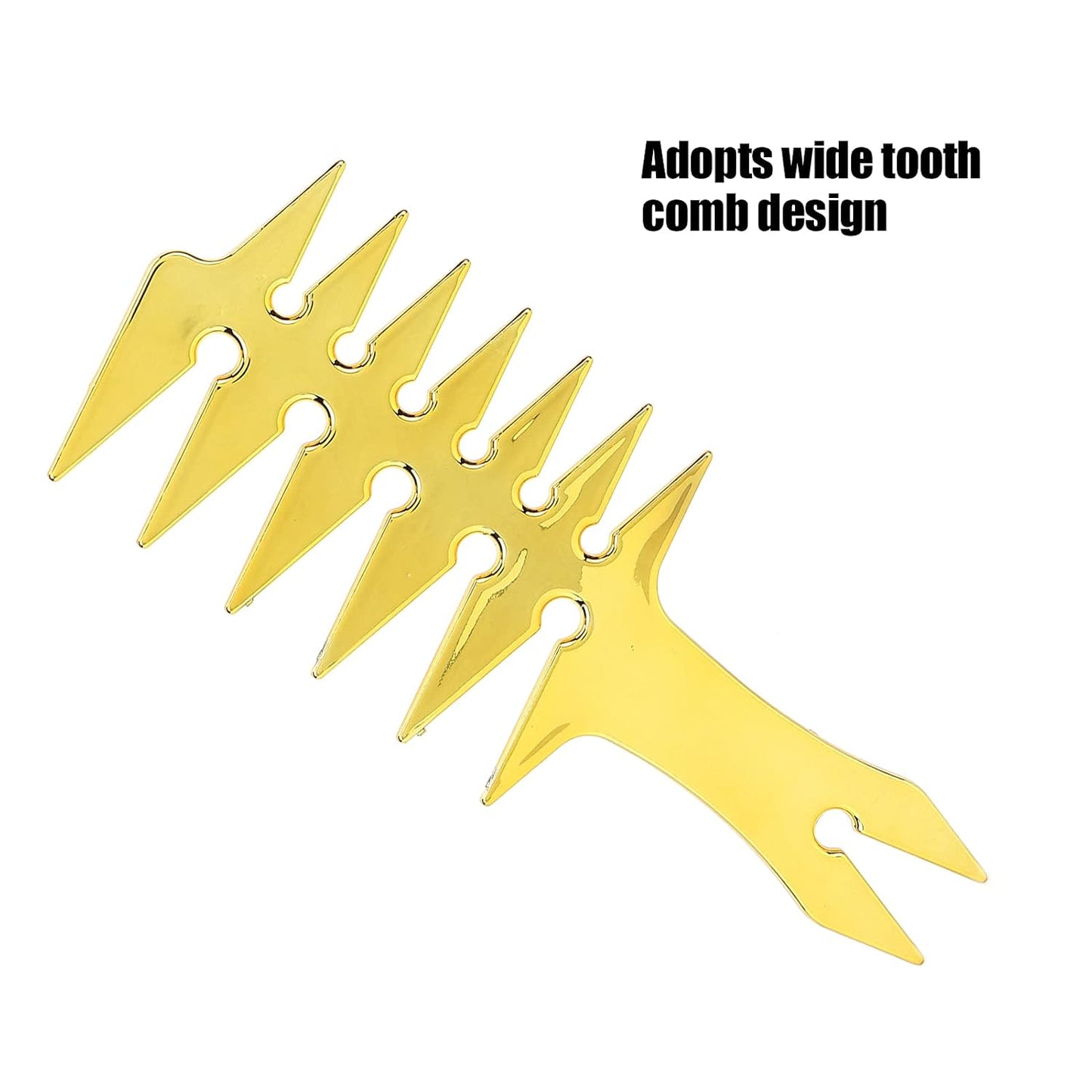 Men's Wide Tooth Hair Combs Double Sided Oil Hair Comb Retro Plastic Hair Styling Combs