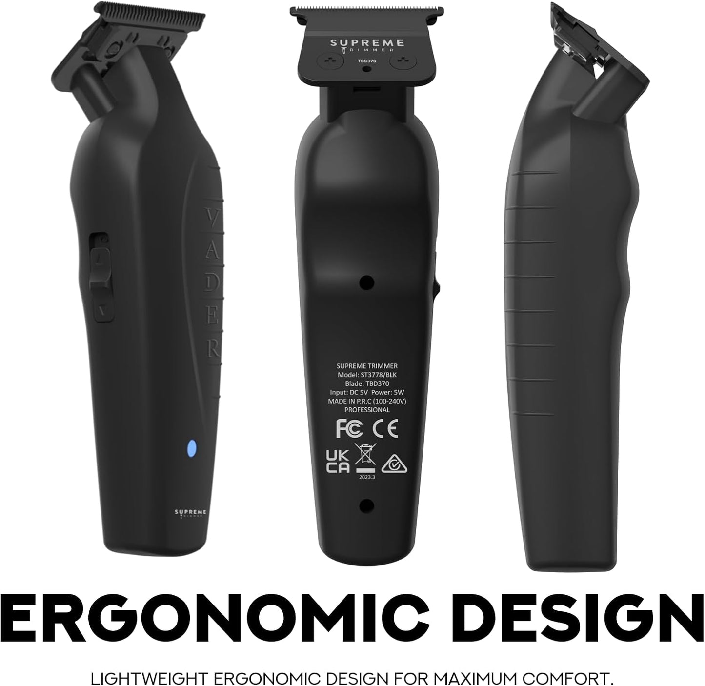 Supreme Trimmer Vader ST3778 – Professional Cordless Barber Liner