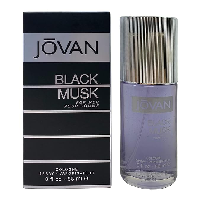 JOVAN BLACK MUSK COLOGNE SPRAY 3.0 OZ (M)