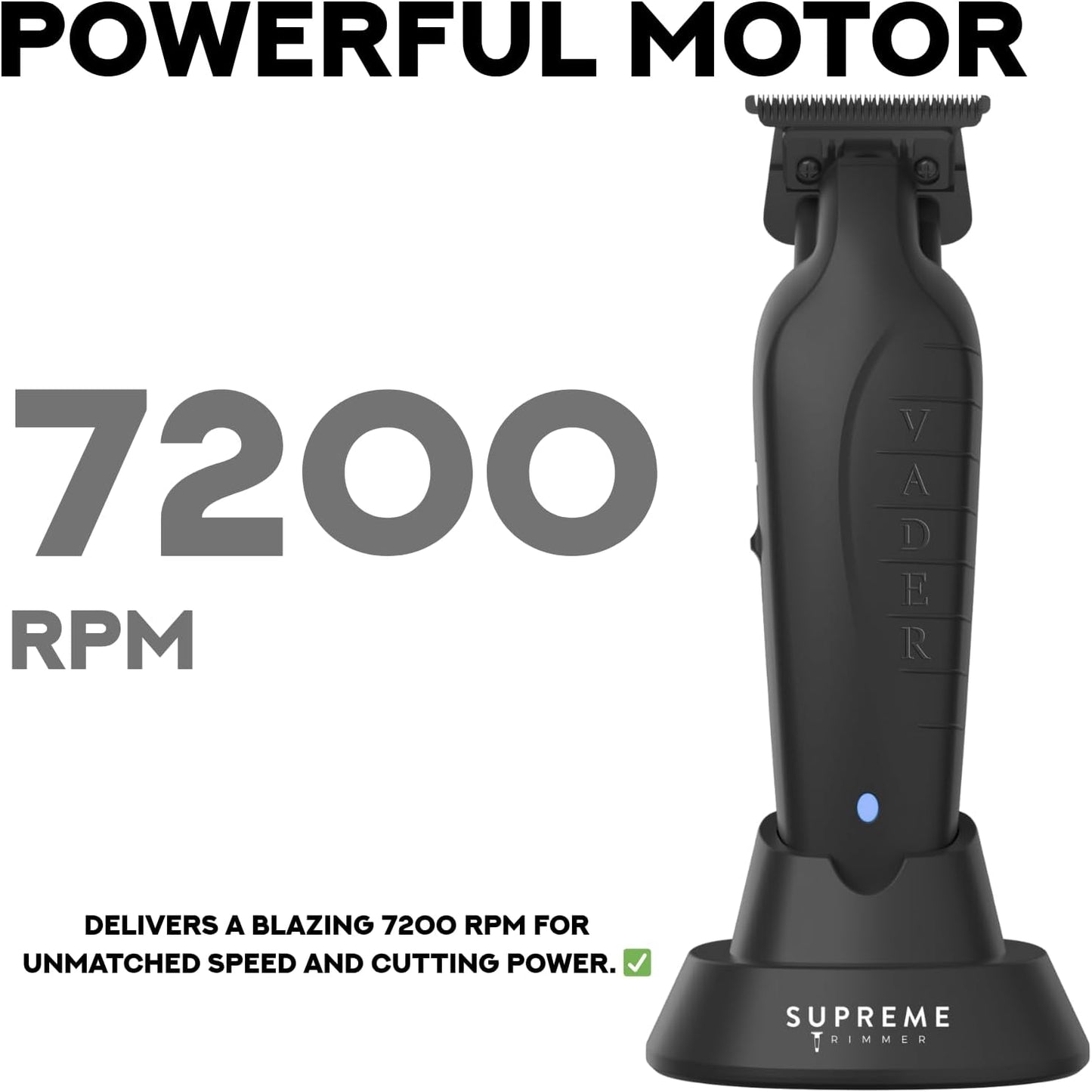 Supreme Trimmer Vader ST3778 – Professional Cordless Barber Liner