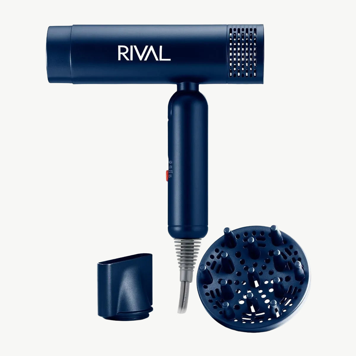 StyleCraft Rival Foldable Lightweight Hair Dryer, 3 Heat / 2 Speed Settings