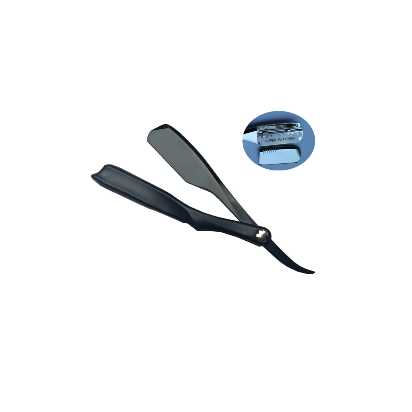 AR Stainless Steel Straight Edge Razor Holder