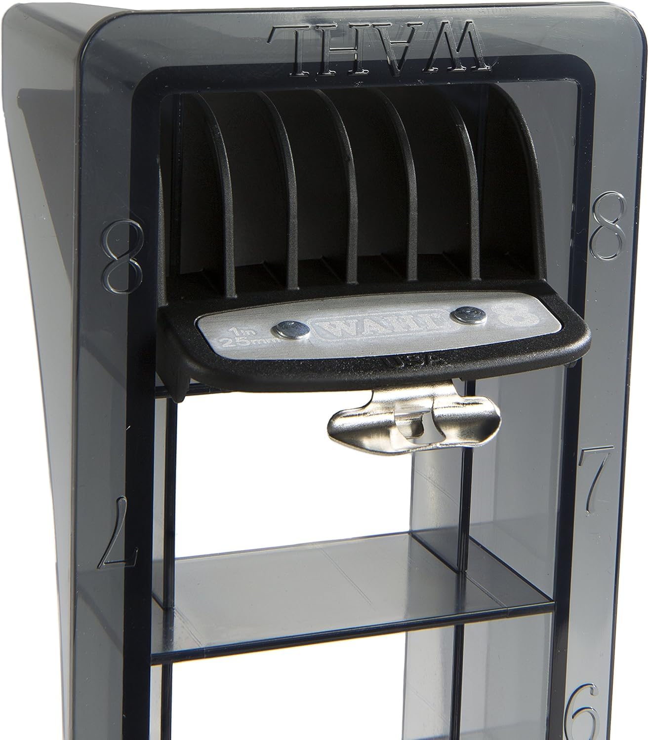 Wahl Professional Premium Cutting Guides 1/8 Organizer Secure Fit Durable Metal Clips