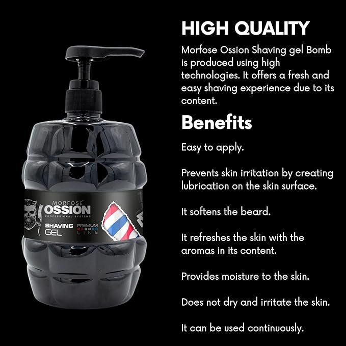 Morfose Ossion Shavıng Gel Sensitive skin 1000ml