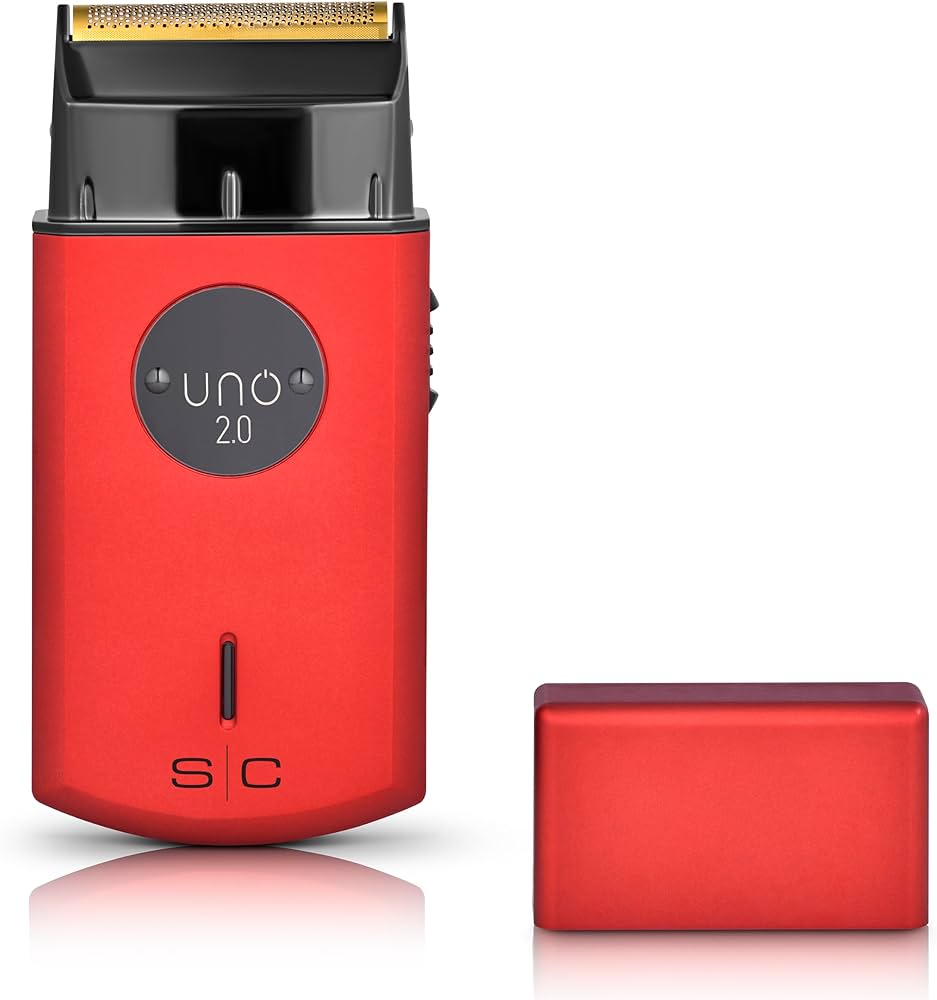 SC/Gamma+ Uno Mini-Sized Travel Cordless Mens Single Foil Shaver, Micro-USB Rechargeable for Shorter Facial Stubble