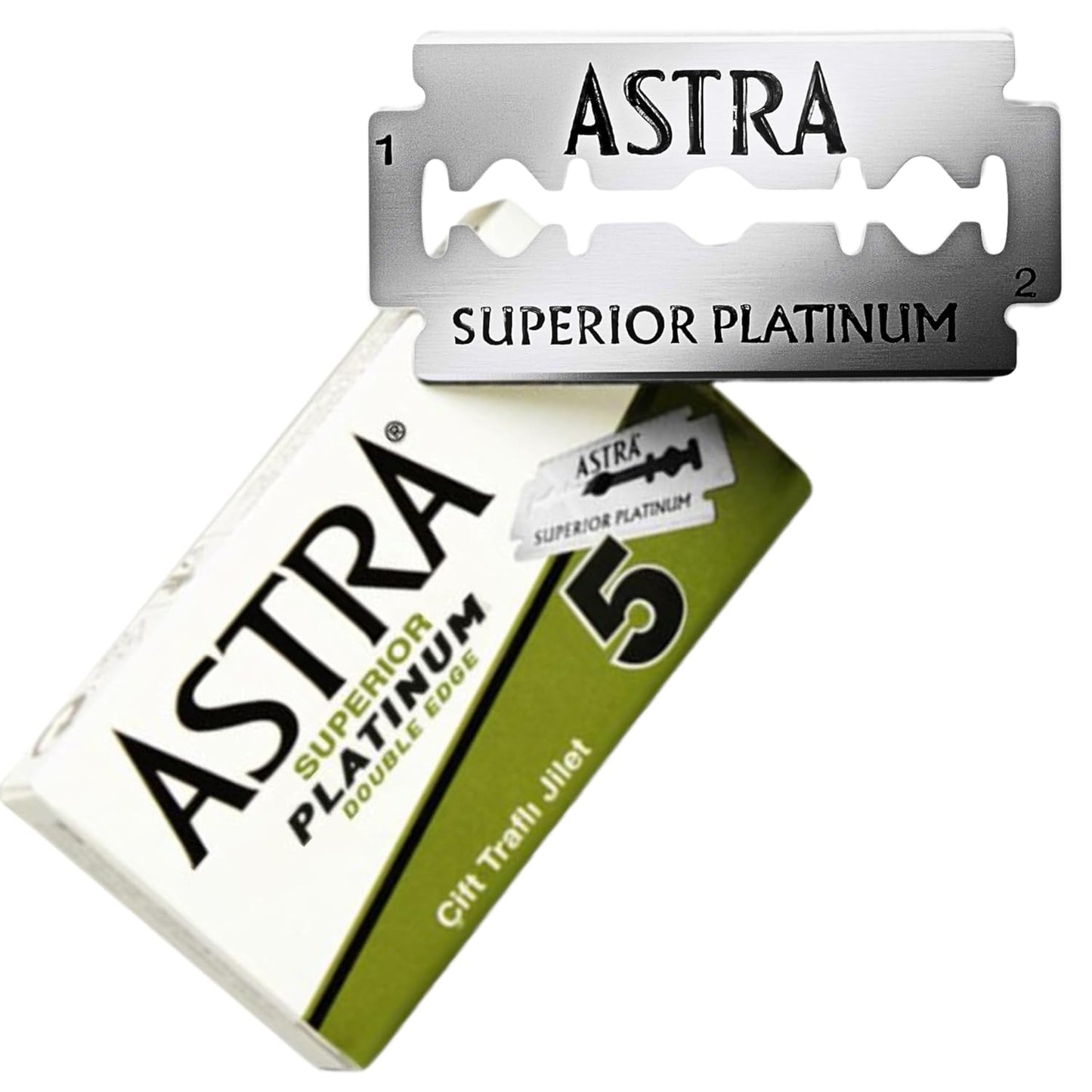 Astra Platinum Double Edge Safety Razor Blades (100)