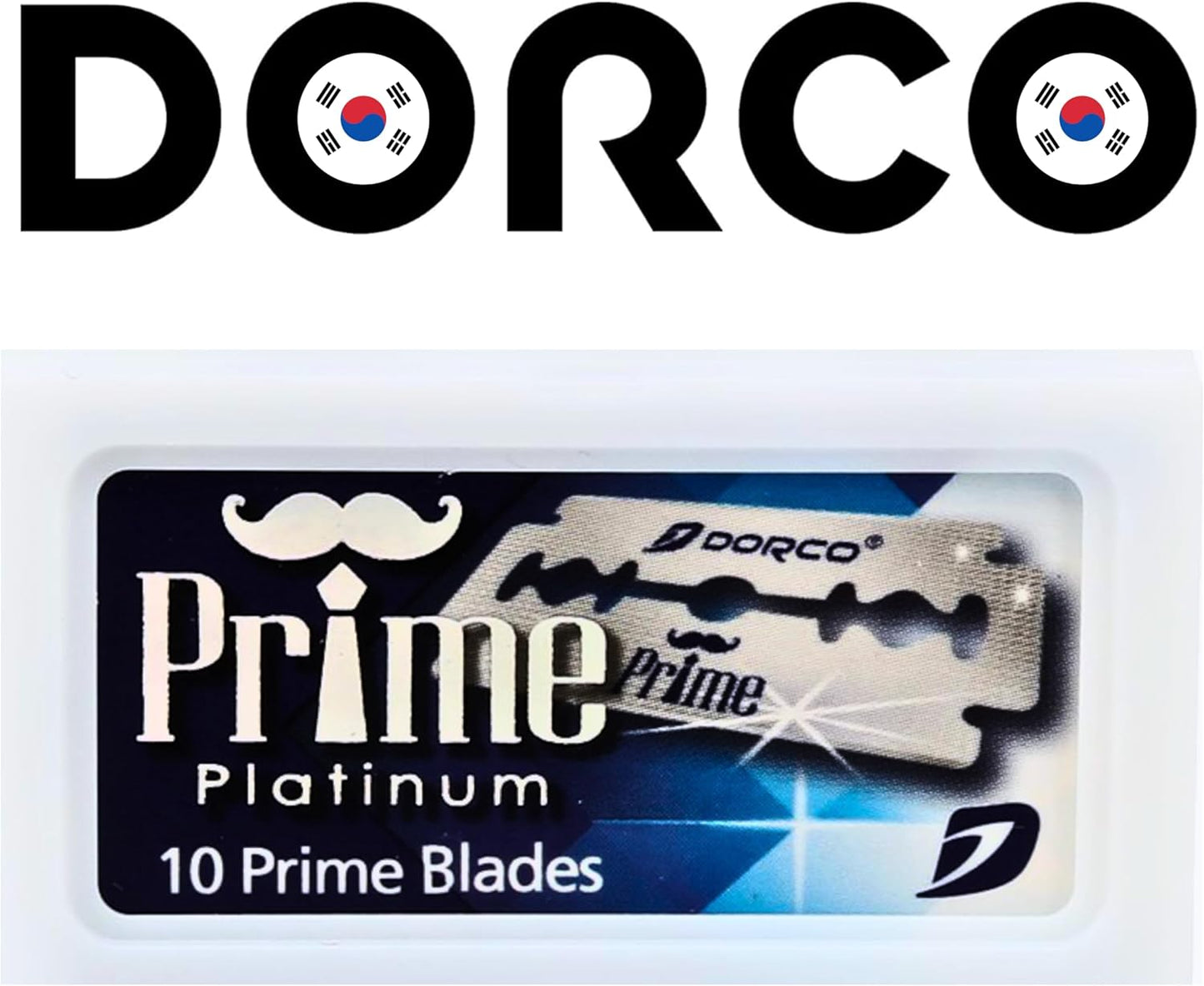 Dorco 100 Piece Prime Double Edge Razor Blades