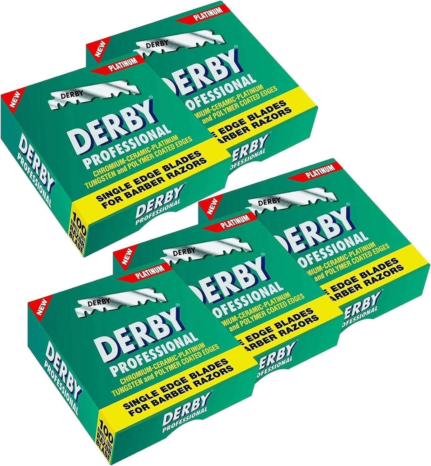 Derby Professional Single Edge Razor Blades