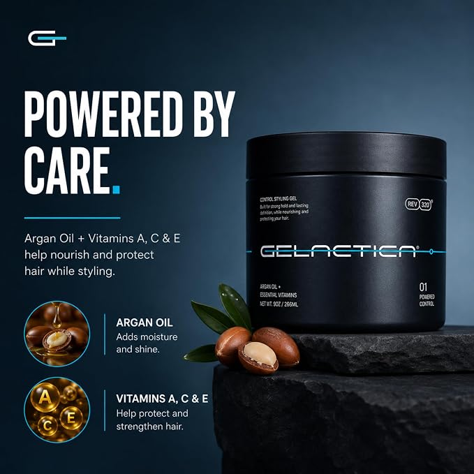 Gelactica Control Hair Styling Gel – Strong Hold & Long-Lasting Shine