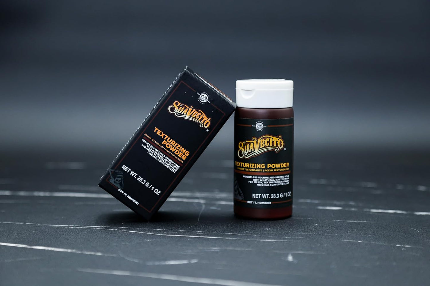 Suavecito Texturizing and Volumizing Hair Styling Powder with Shine Free Matte Finish and Strong Hold - No Mess, Oil Absorbing, Long Lasting