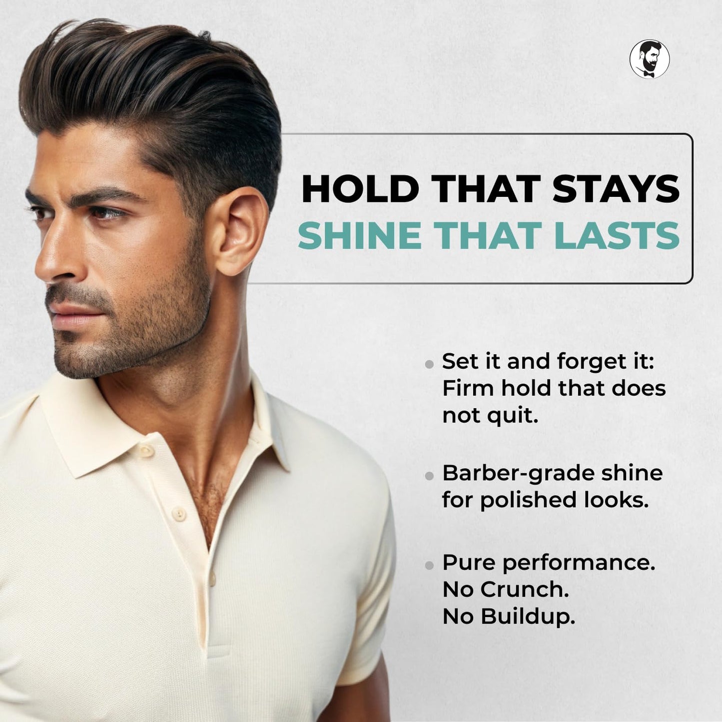 Gentlemen Republic Refined Hair Gel for Men - Premium Gel For Men Humidity Resistant & Alcohol-Free