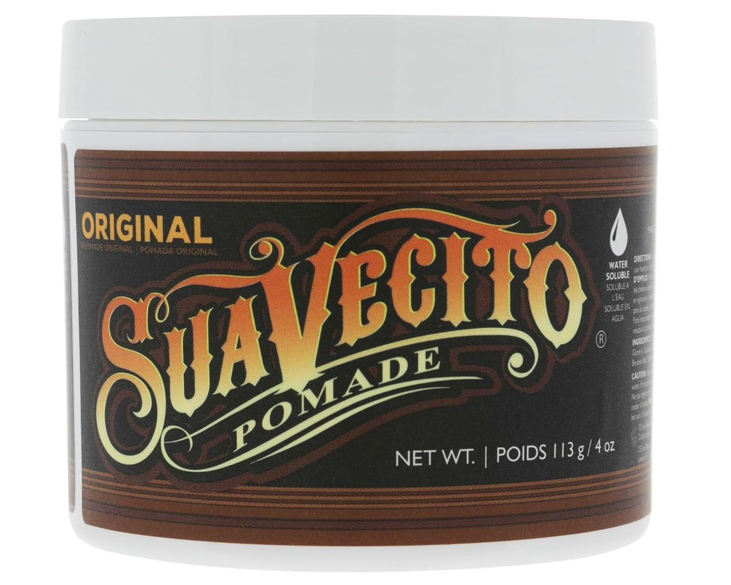 Suavecito Medium Hold Pomade - 4oz & 32oz