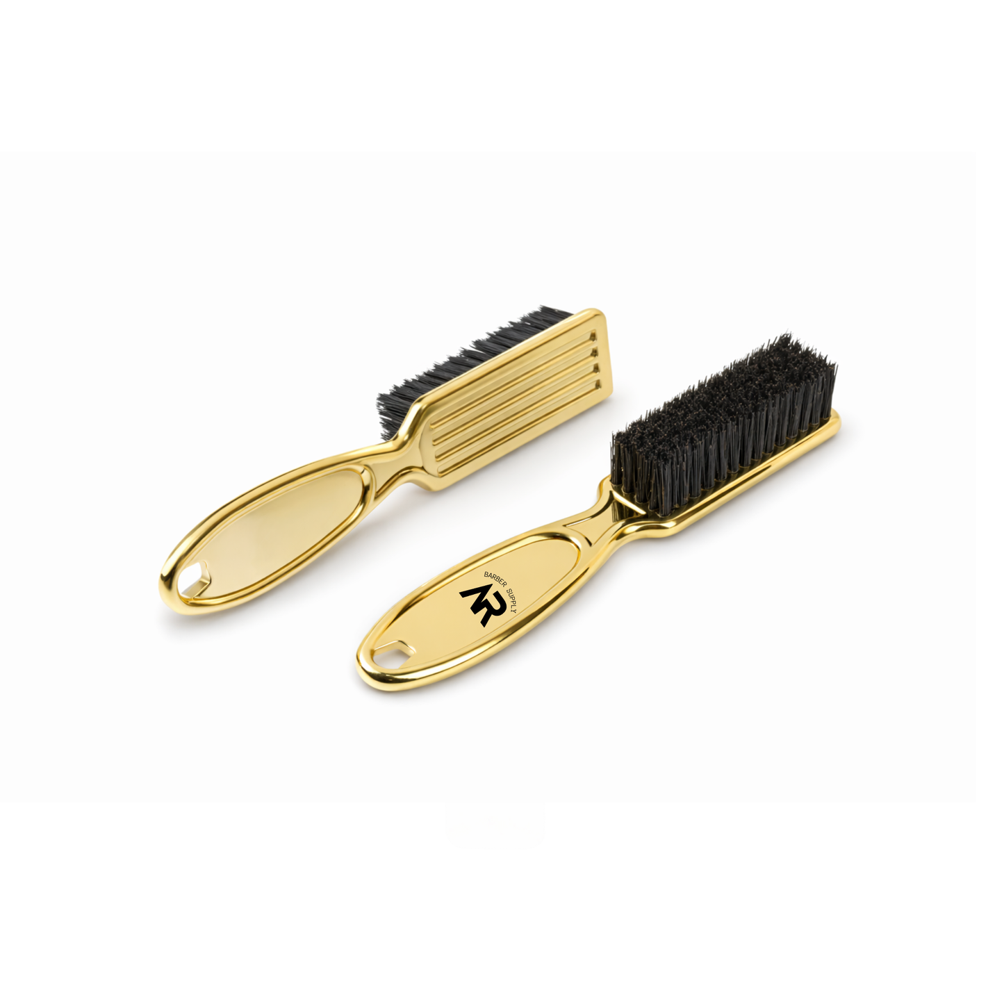 AR Fade Brush Barber for Clipper Cleaning (Gold) 3 Pcs
