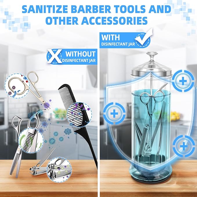 Barber Disinfecting Jar 1500ml