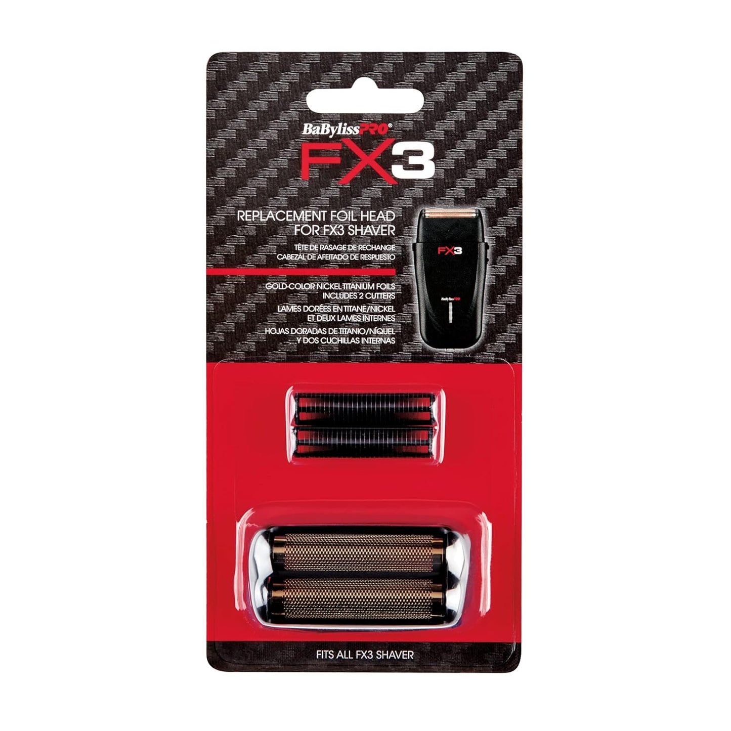 BaBylissPRO® FX3 Professional High Speed Foil Shaver Replacement Foil & Cutter