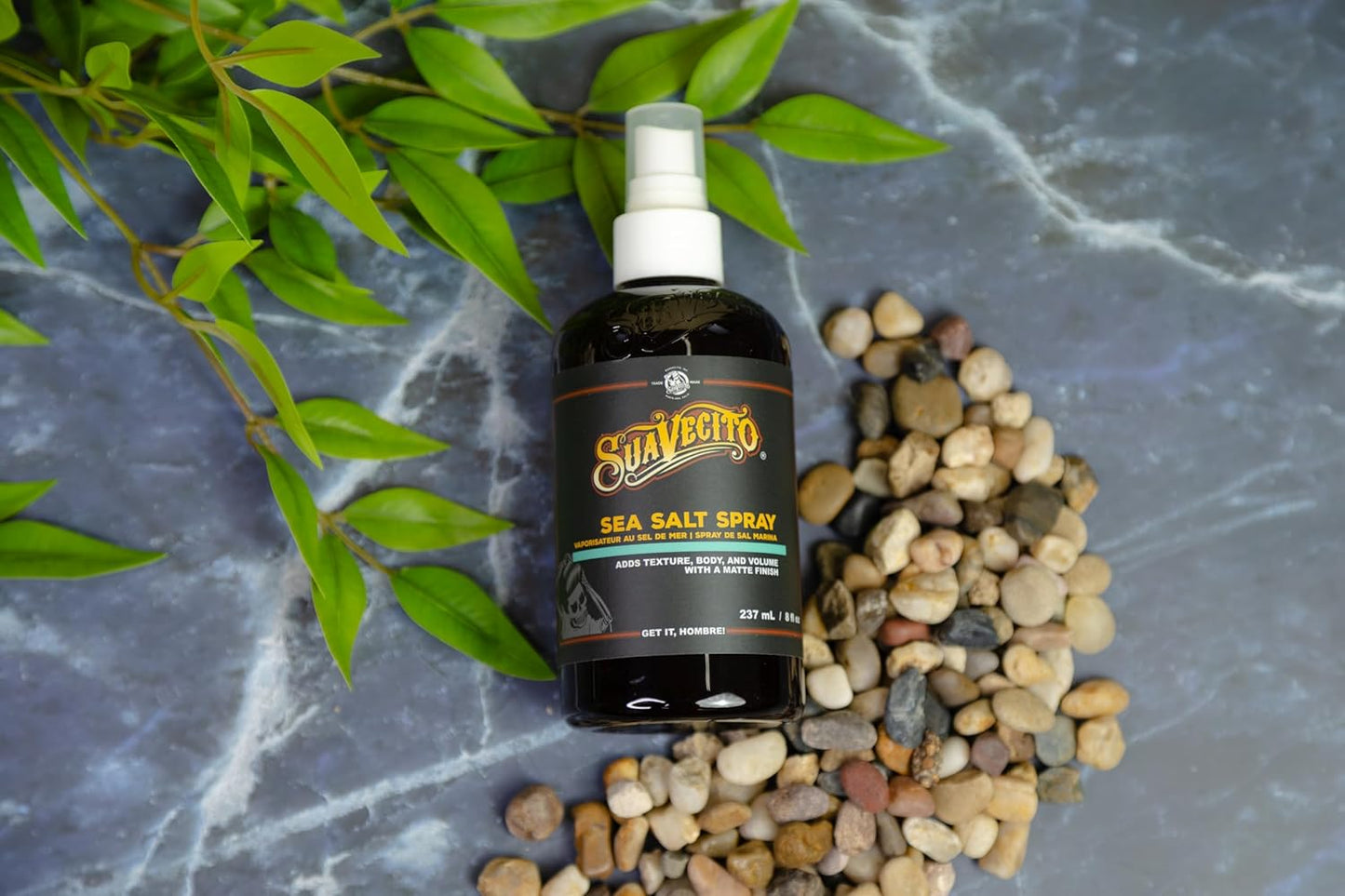 Suavecito Sea Salt Spray – Texturizing Hair Spray for Volume, Waves & Matte Finish