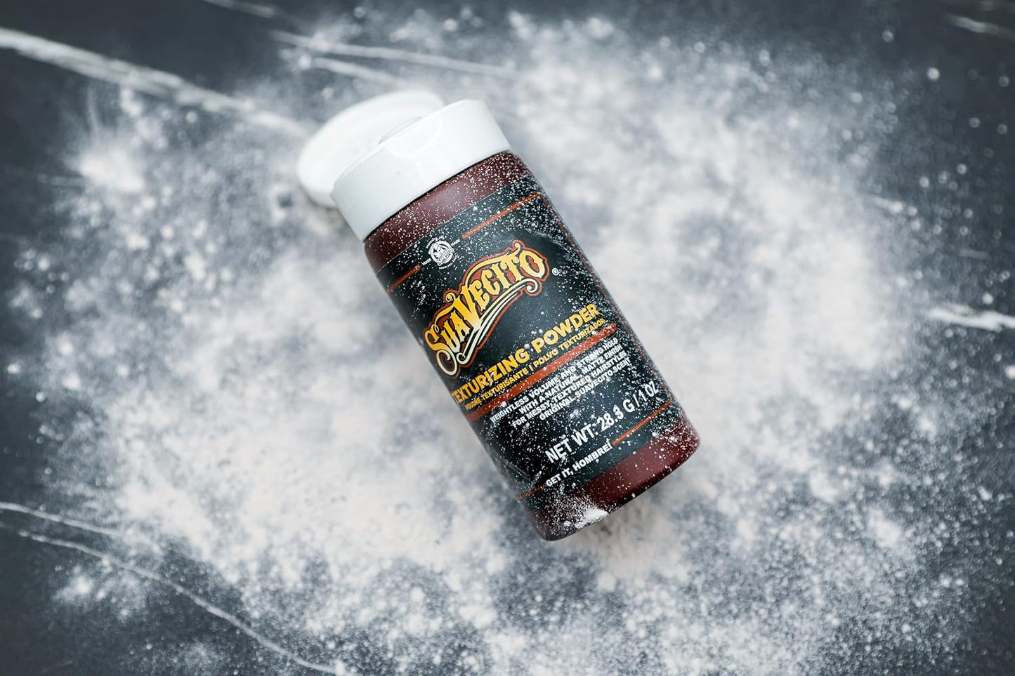 Suavecito Texturizing and Volumizing Hair Styling Powder with Shine Free Matte Finish and Strong Hold - No Mess, Oil Absorbing, Long Lasting