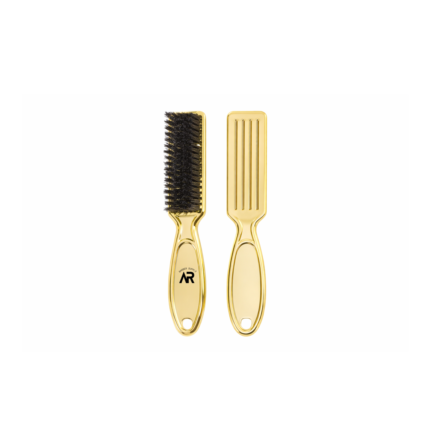 AR Fade Brush Barber for Clipper Cleaning (Gold) 3 Pcs