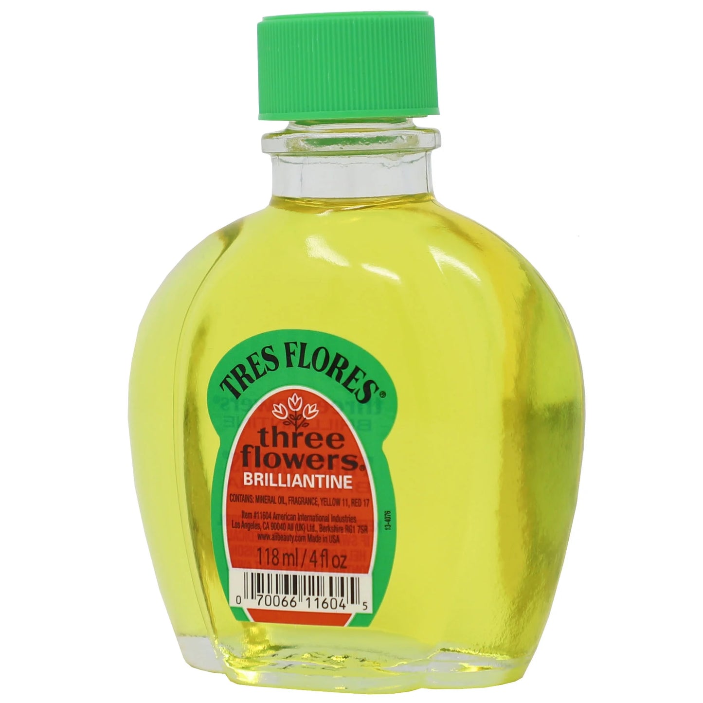 Three Flowers Brilliantine Liquid, 4 Ounce