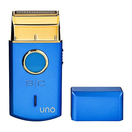 StyleCraft Uno Cordless Foil Shaver, Mini Travel Size, Portable, Gold Titanium Premium Head
