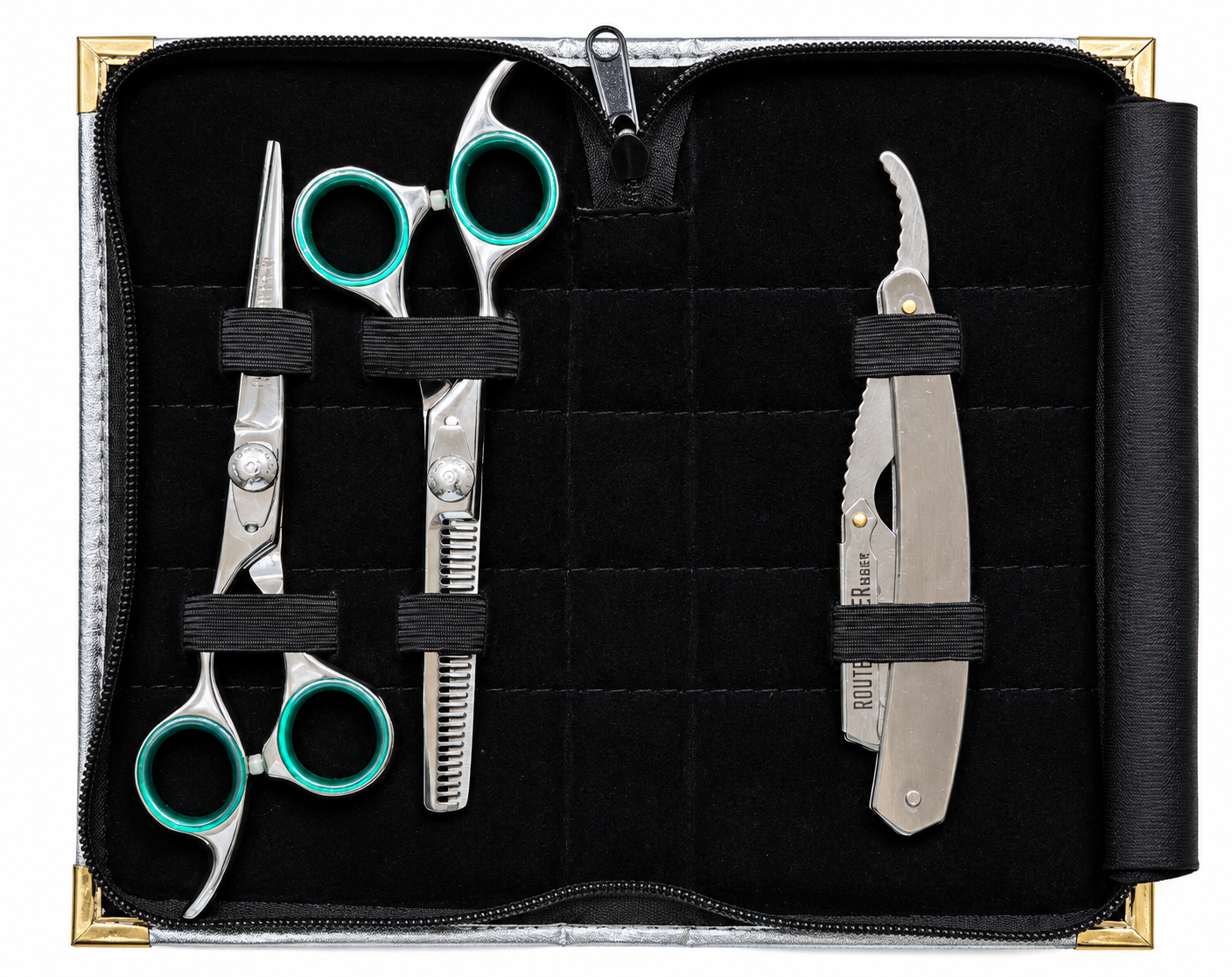 Route Barber Professional 3-Piece Shear & Razor Set