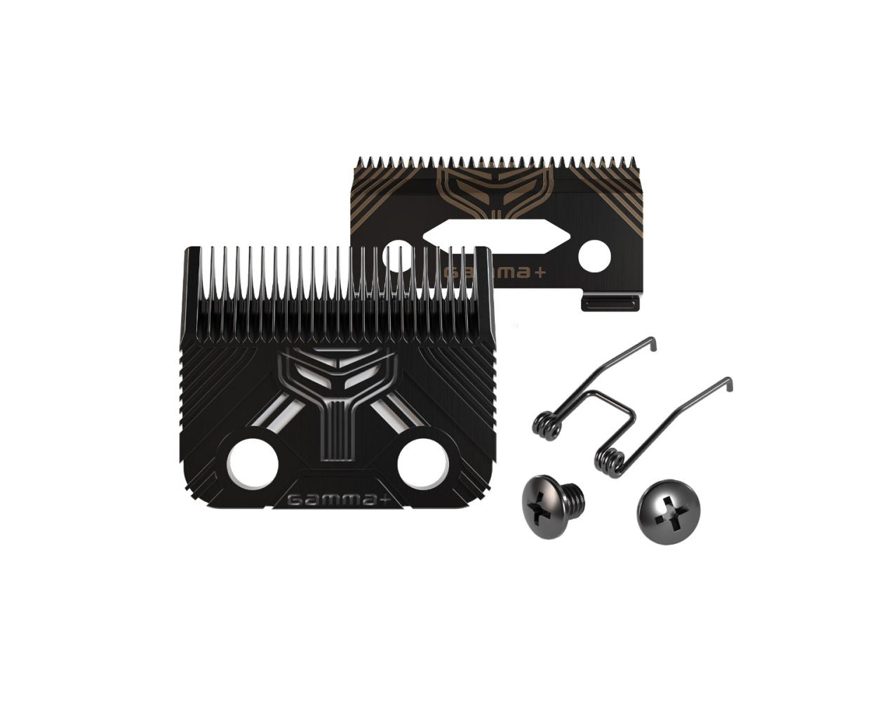Gamma Echo Blade T1000-Echo Fixed Fade Blade and Shallow 2.0 Clipper Blade Set