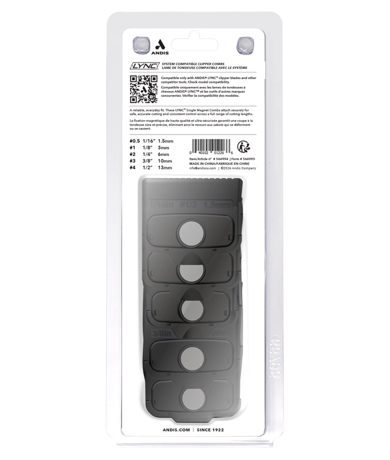 Andis Lync 5-Piece Magnetic Comb Set